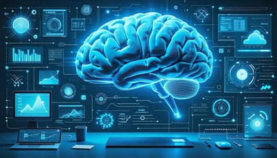 Illustration depicting AI-driven marketing insights Illustration depicting AI-driven marketing insights