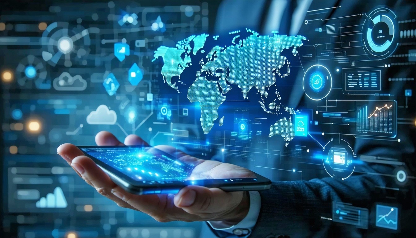 Illustration of AI providing marketing solutions